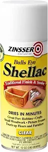 Zinsser Bulls Eye Shellac Sealer, Clear, 12oz Spray