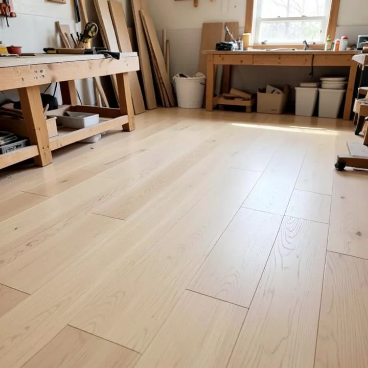 how to finish white oak natural clear look hardwood floor
