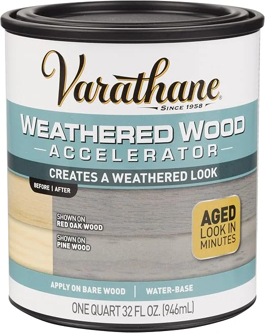 Varathane Weathered Gray Wood Accelerator, Quart