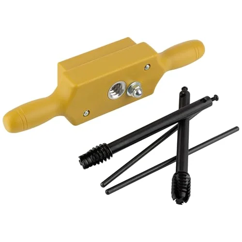 Kings County Tools 1/2 inch wood threading tap and die set with thread box and taps