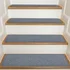 Non slip carpet stair treads for wooden steps 15 pack