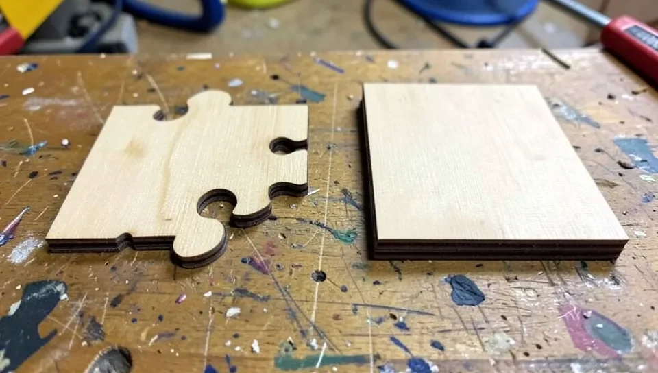 Examples of laser-cut and engraved wood projects