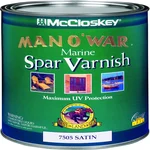 Man O War spar varnish for waterproofing bamboo wood surfaces