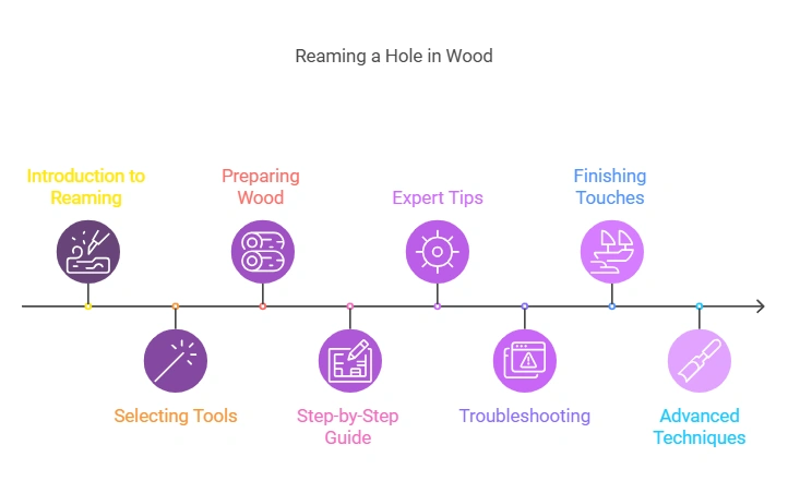 How to Ream Out a Hole in Wood