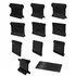 POWERTEC 21-profile contour sanding grip set for angled corners