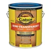 Cabot Semi-Transparent Wood Stain and Sealer, Cedar, gallon can
