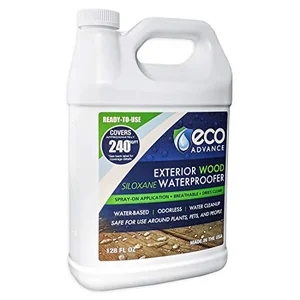 Eco Advance Exterior Wood Siloxane Waterproofer, 1 Gallon