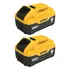 DEWALT 20V MAX Premium 6.0Ah battery double pack