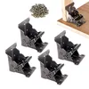 4-pack locking hinge folding table leg bracket