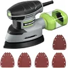 WORKPRO Detail Electric Sander with Dust Bag for Woodworking