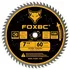 FOXBC 7-1/4 inch 60-tooth ultra fine finish circular saw blade