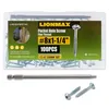 LIONMAX Fine Thread Pocket Hole Screws #8 x 1-1/4 in