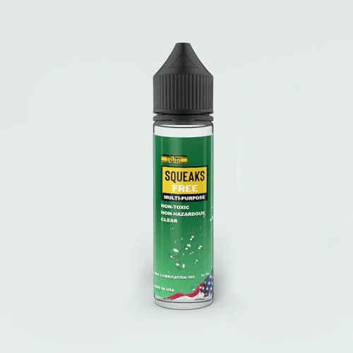 SQUEAKS Free all-purpose squeak-fix lubricant oil bottle