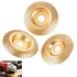 3-piece tungsten carbide wood grinding disc set for angle grinders