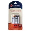 Guardsman wax wood furniture filler sticks 5-color kit with sharpener