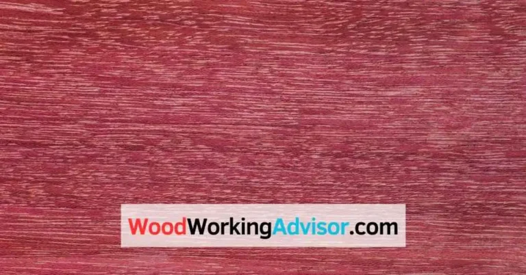 Purple Heart wood grain texture showing its deep violet-red color