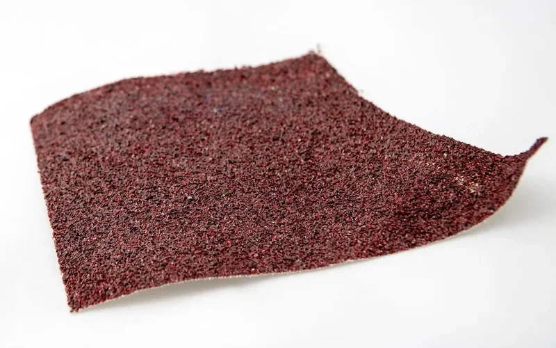 Sandpaper sheet used for the light pre-primer sanding pass on MDF Sandpaper sheet used for the light pre-primer sanding pass on MDF