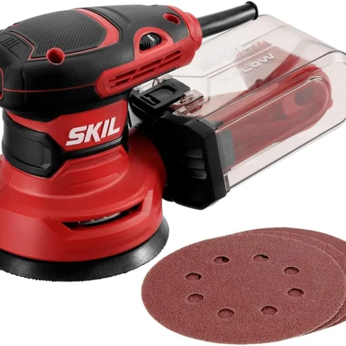 SKIL 5” Random Orbital Sander with Cyclonic Dust Box & 3pc Sanding Sheet - SR211601
