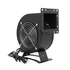 Squirrel cage blower fan for wood furnace