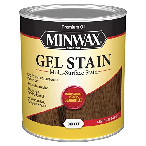 Minwax Gel Stain for Interior Wood Surfaces, Coffee
