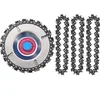 4 Pieces 5/8 Inch Wood Carving Chain Disc, 4 Inch ...
