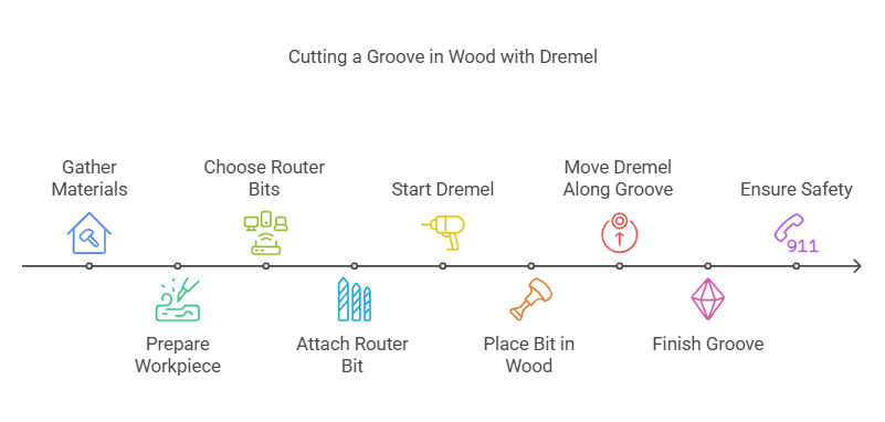 How to Cut a Groove in Wood With Dremel
