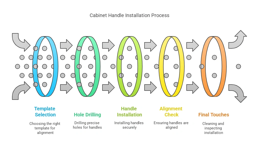 How to Install Cabinet Handles Straight