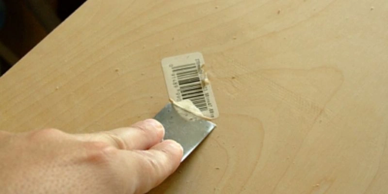 How to Remove Sticker from Plywood