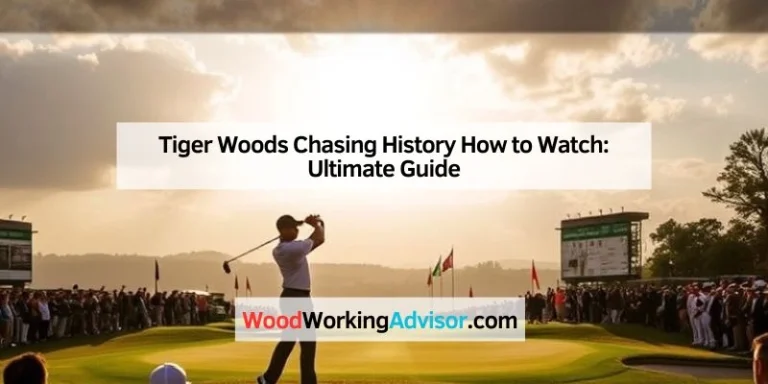 Tiger Woods Chasing History How to Watch