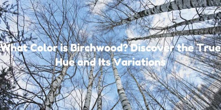 What Color is Birchwood?