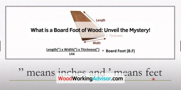 What is a Board Foot of Wood