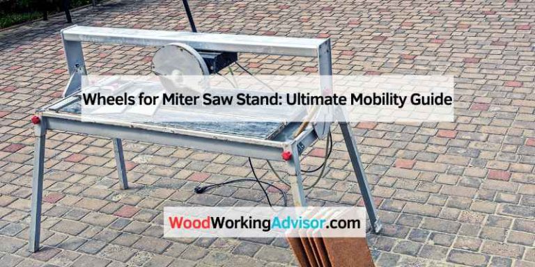 Wheels for Miter Saw Stand