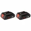 Bosch BAT612 18V 2.0Ah lithium-ion battery 2-pack