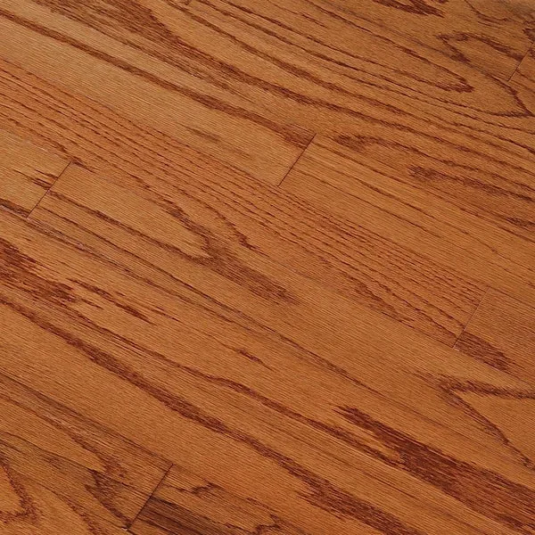 Close-up of Bruce gunstock oak engineered hardwood flooring wood grain