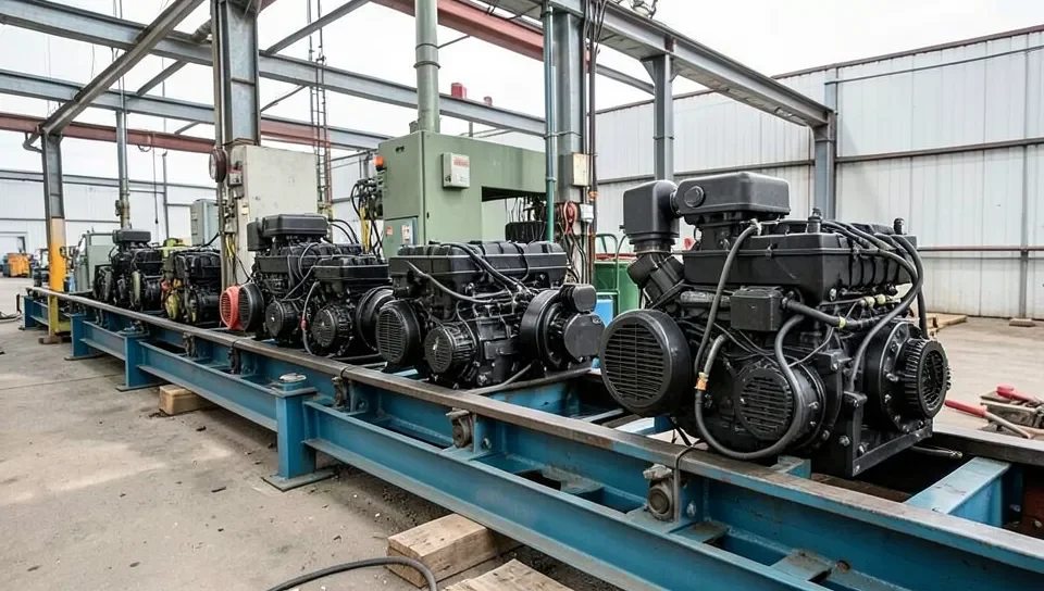 Chainsaw engine assembly line