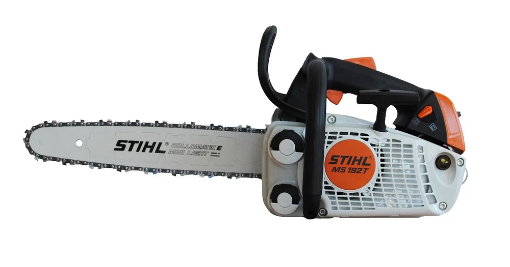 Professional chainsaw powerhead used for carburetor and RPM tuning Professional chainsaw powerhead used for carburetor and RPM tuning