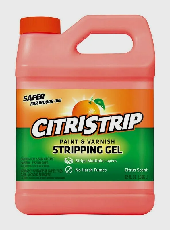 Citristrip stripping gel container and applicator