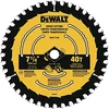 DEWALT 40 tooth carbide tipped 7.25 inch circular saw blade for cutting pressure treated wood