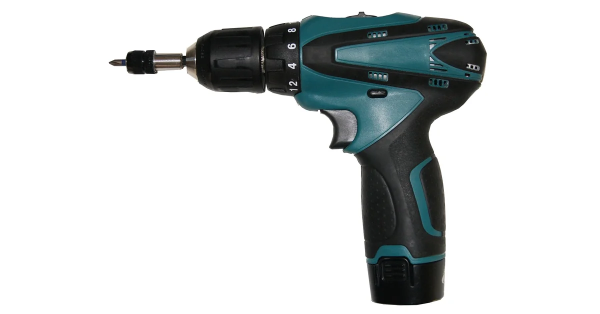 Cordless power drill representing Ryobi tools not sold at Lowes