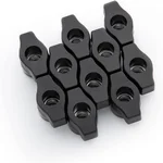 DuBois 10-pack 1/4-20 threaded wing knobs