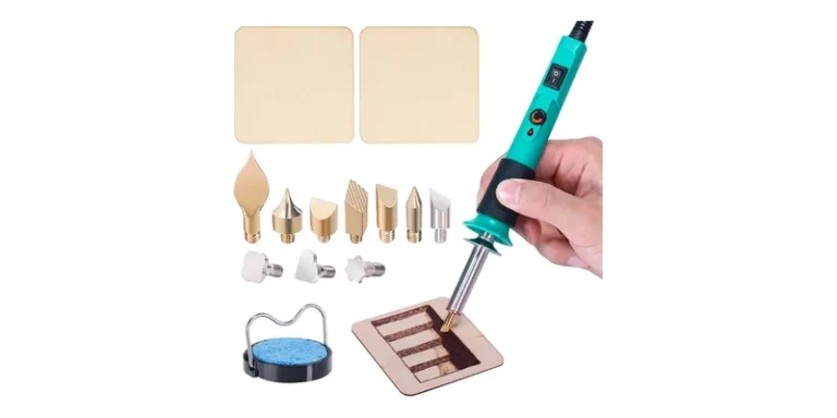 YIHUA pyrography wood-burning pen kit, a safe low-voltage alternative to electric wood etching