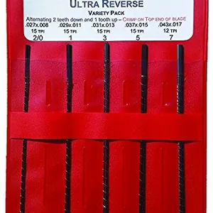 Flying Dutchman Ultra Reverse pinless scroll saw blade variety pack