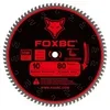 FOXBC 80-tooth TCG carbide table saw blade for plastic and acrylic cutting