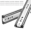 Heavy duty 22 inch full extension ball bearing drawer slides for plywood shop cabinets