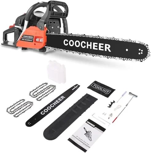 COOCHEER 62CC Gas Chainsaw, 20