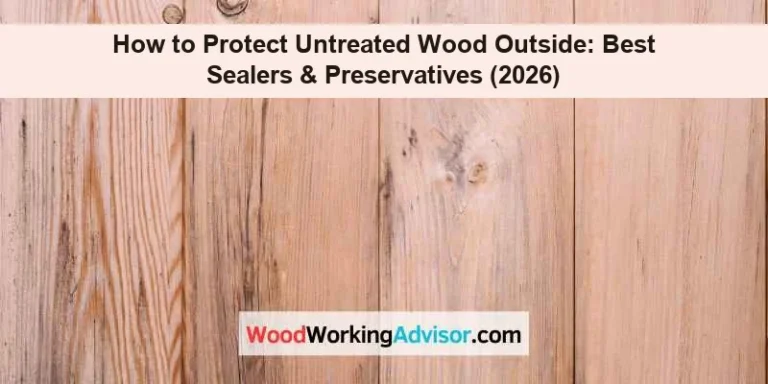 How to Protect Untreated Wood Outside: Best Sealers & Preservatives (2026)
