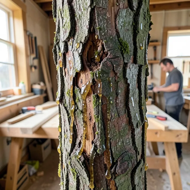 sap oozing out of tree trunk how to stop tree sap leaking