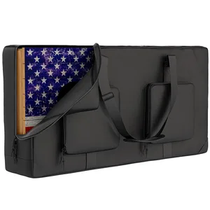 MUCITAGF padded cornhole board carrying case for storage