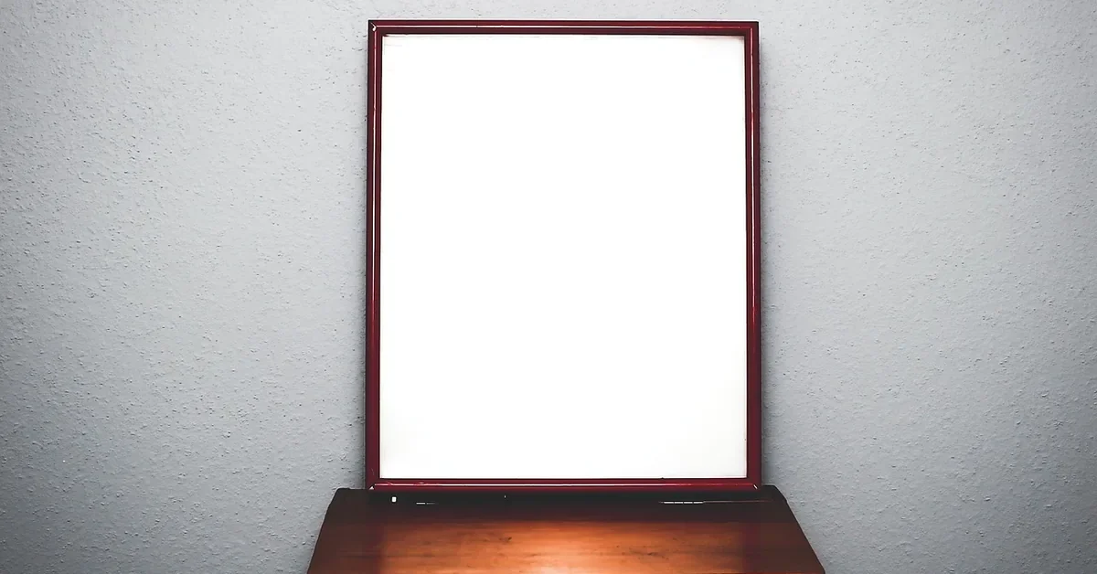 White makeup vanity table with mirror and drawer for cosmetics storage