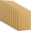 DEAYOU 10 pack MDF wood craft boards unfinished